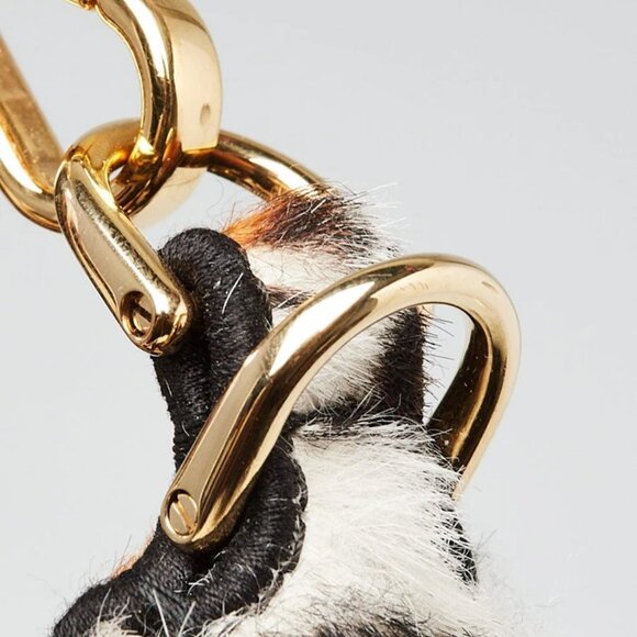 Fendi Pony Hair Vitello Grace Ocelot Fendigraphy Nano Bag-7AS089 - Picture 6 of 12